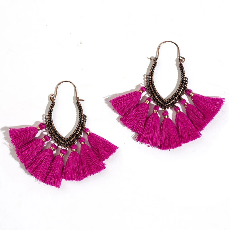 Boucles D'Oreille Femme à franges