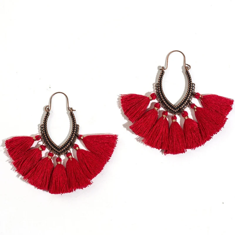 Boucles D'Oreille Femme à franges