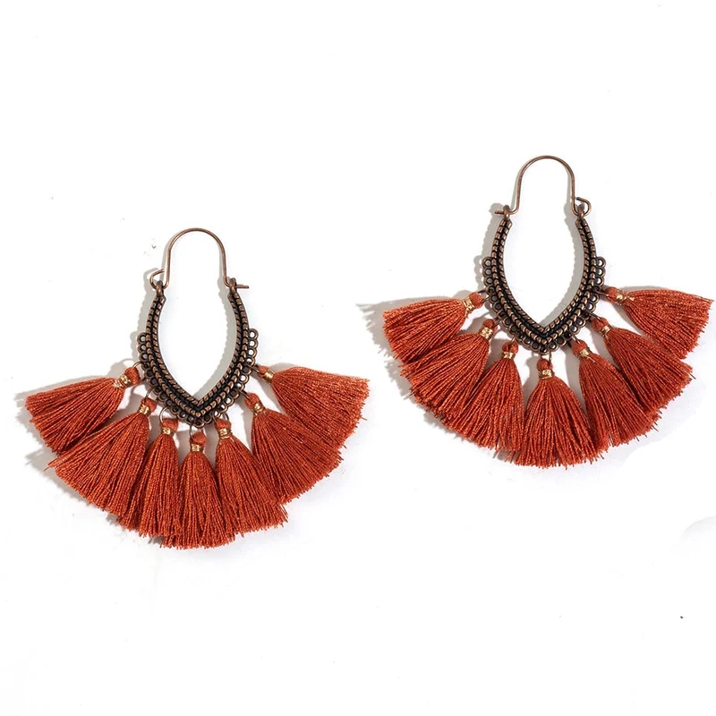 Boucles D'Oreille Femme à franges