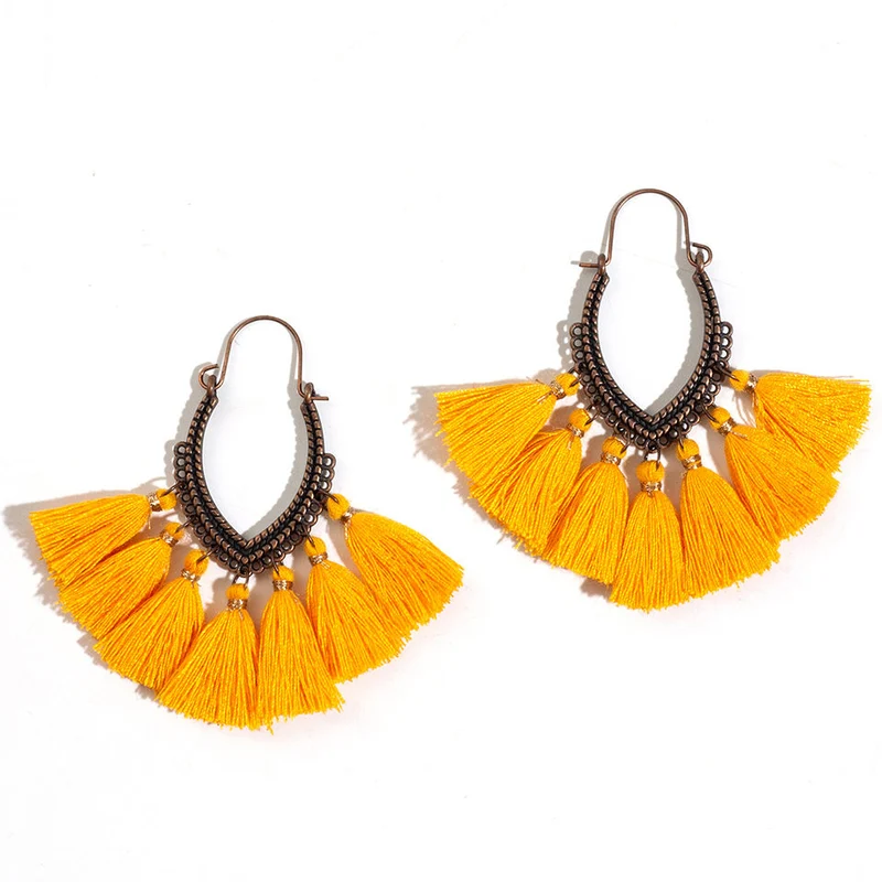 Boucles D'Oreille Femme à franges