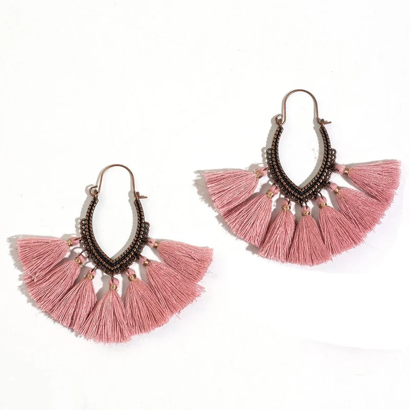 Boucles D'Oreille Femme à franges