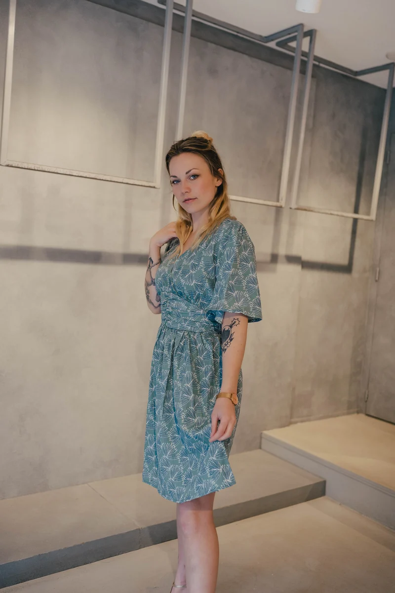 Robe courte imprimee Alice