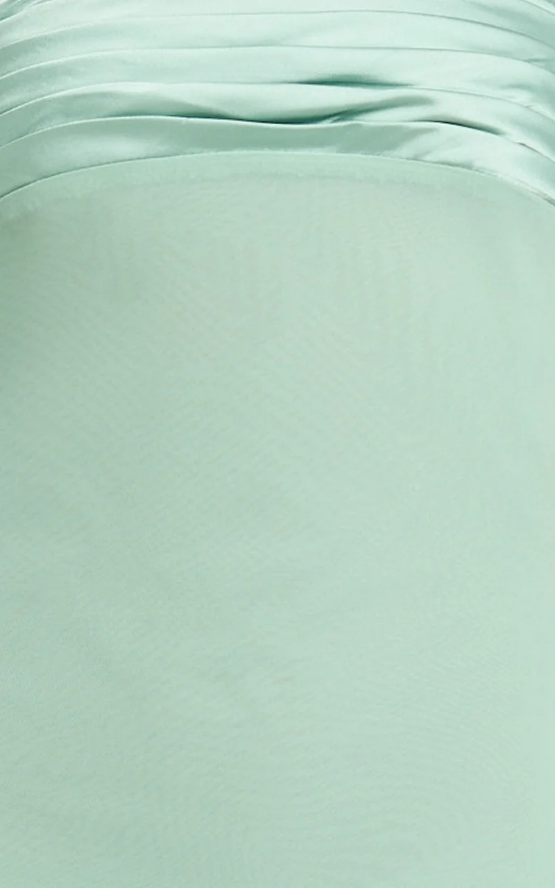 Sonya Maxi Dress - Cowl Neck Asymmetric Fit And Flare Dress in Sage