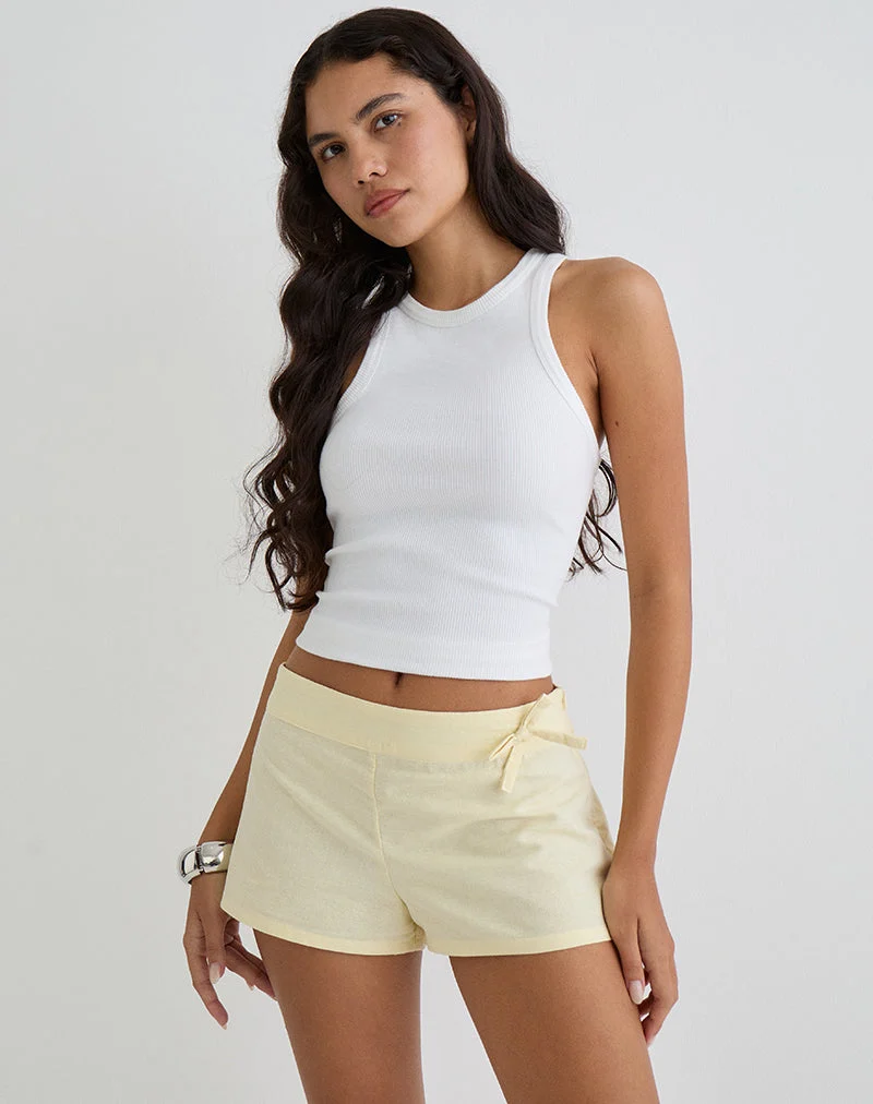 Short Blazy Tie en citron