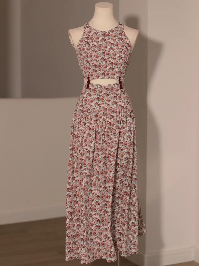 Robe Flora d'été sans manches