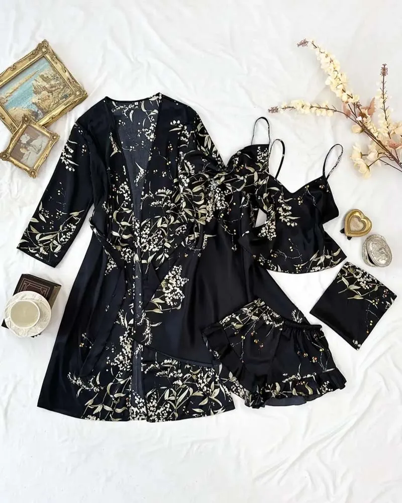 Ensemble Loungewear Imprimé Décontracté