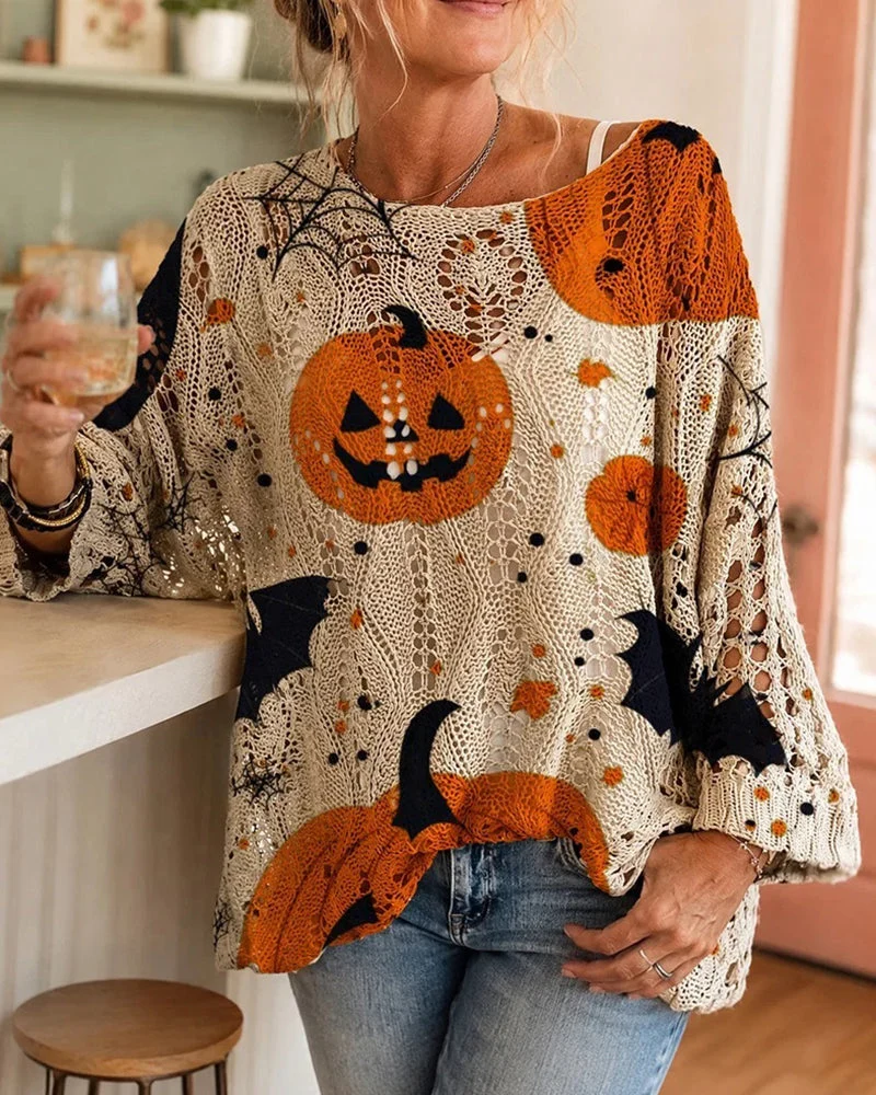Pullover Col Rond Découpé