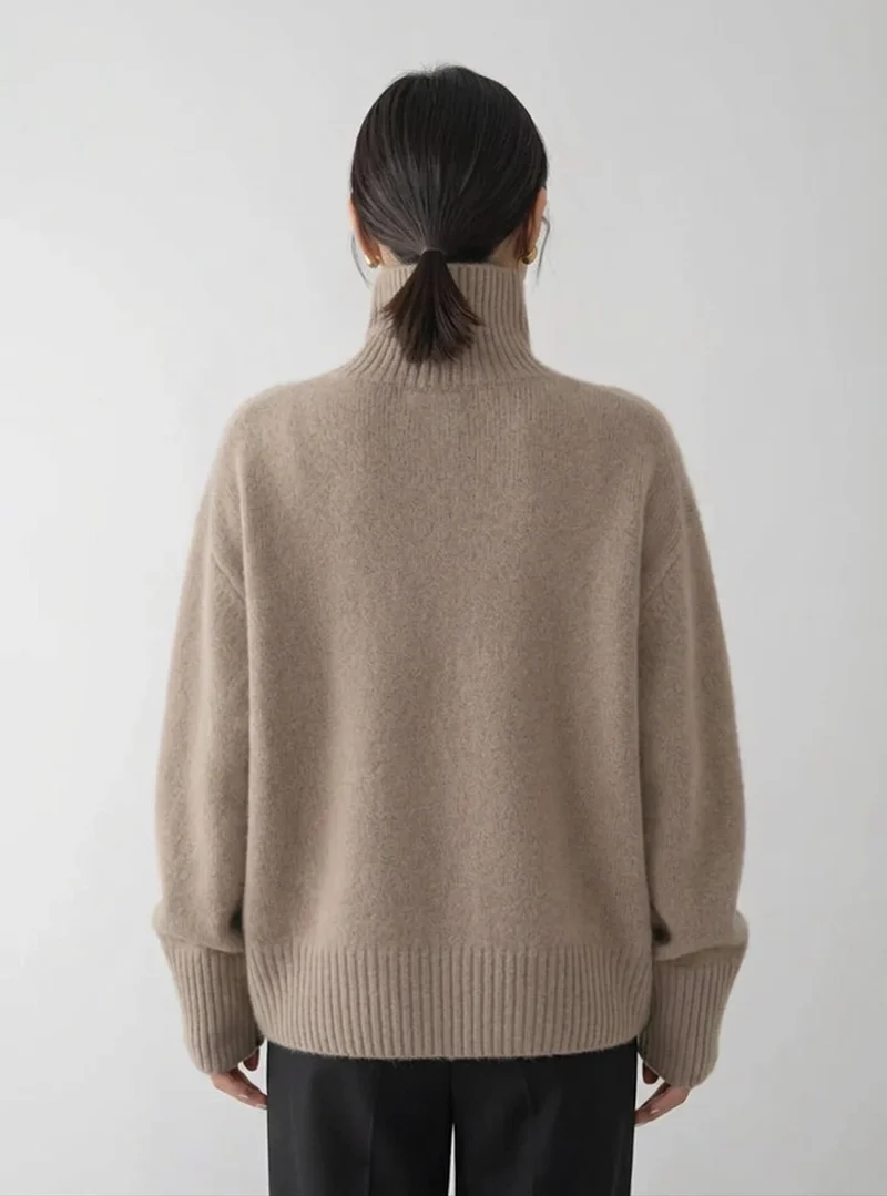 Pull Col Roulé Intemporel en Cachemire