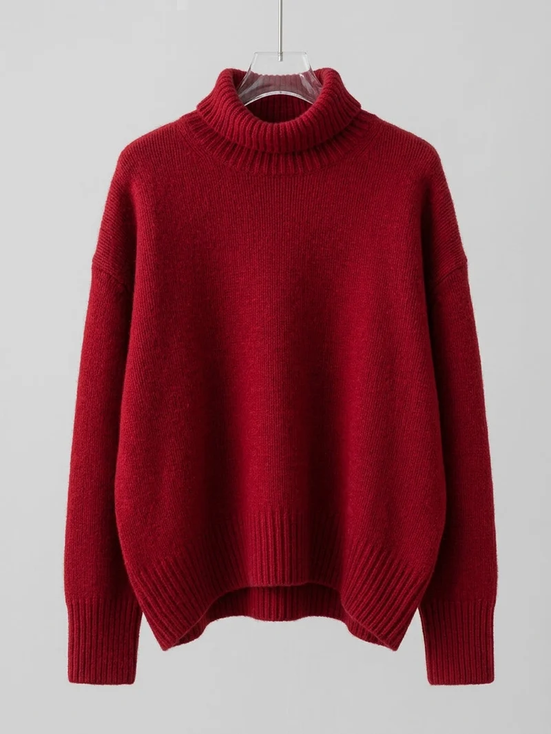 Pull Col Roulé Intemporel en Cachemire