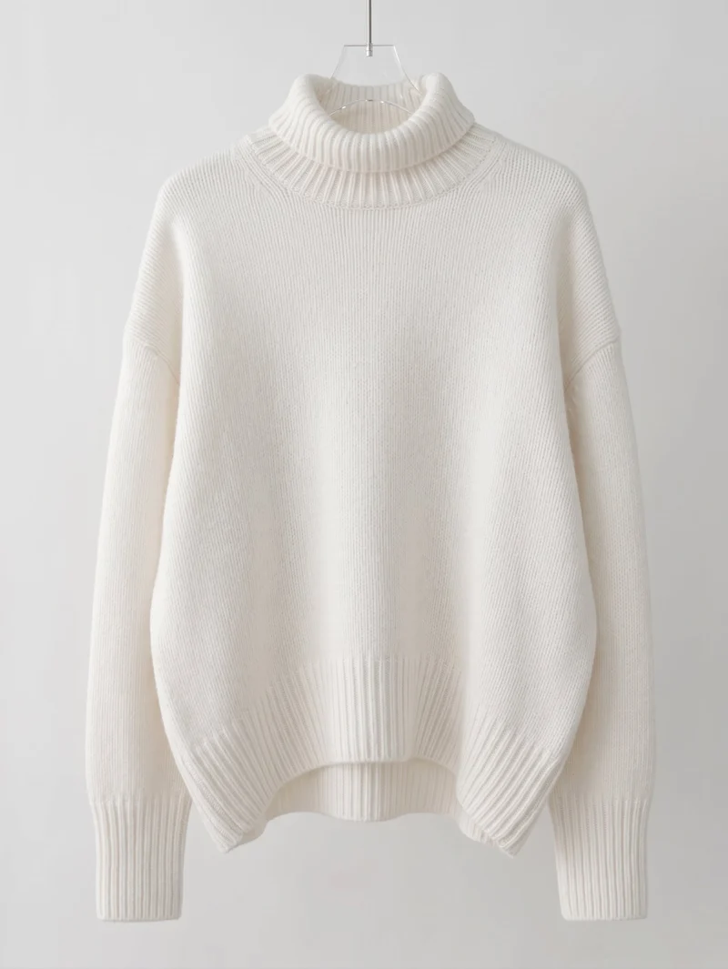 Pull Col Roulé Intemporel en Cachemire