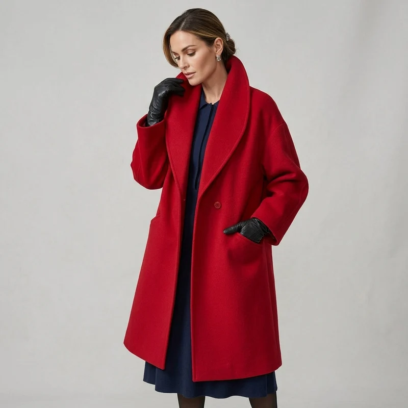 Manteau Long Intemporel en Laine