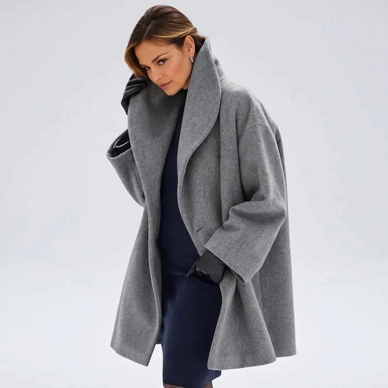 Manteau Long Intemporel en Laine