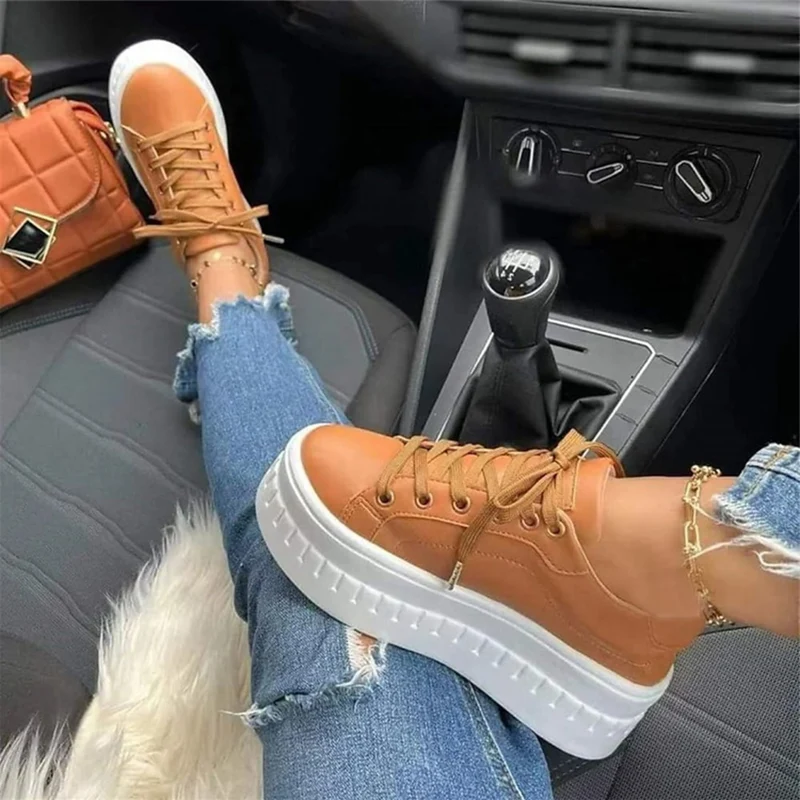 Charline | Sneakers pour Femme | Semelle Épaisse, Tendance & Modernes