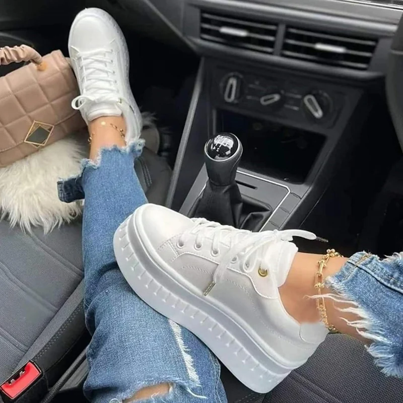 Charline | Sneakers pour Femme | Semelle Épaisse, Tendance & Modernes