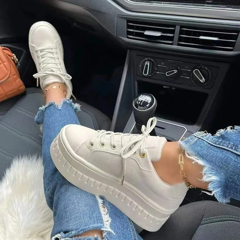 Charline | Sneakers pour Femme | Semelle Épaisse, Tendance & Modernes