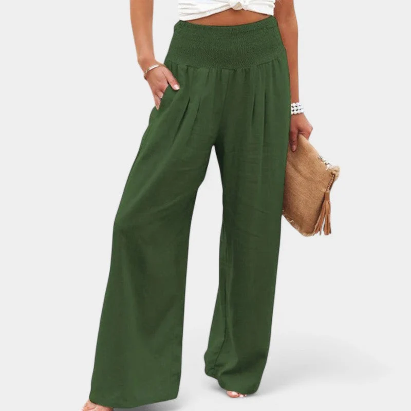Frédérique | Pantalons élégants plissés pour femmes