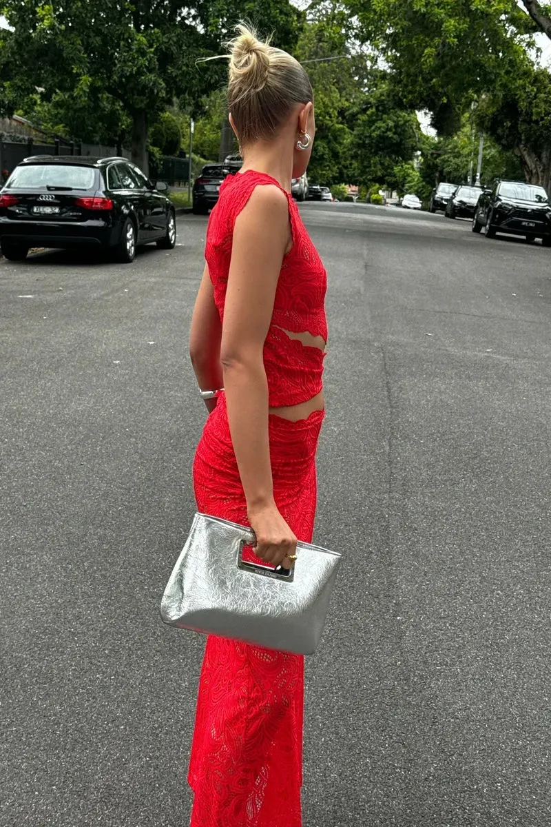 Géraldine | Ensemble élégant en dentelle deux pièces pour femmes