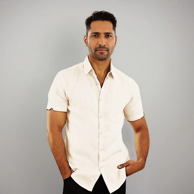 Henri | Chemise pour Homme | Bleue Décontractée, Moderne & Polyvalente