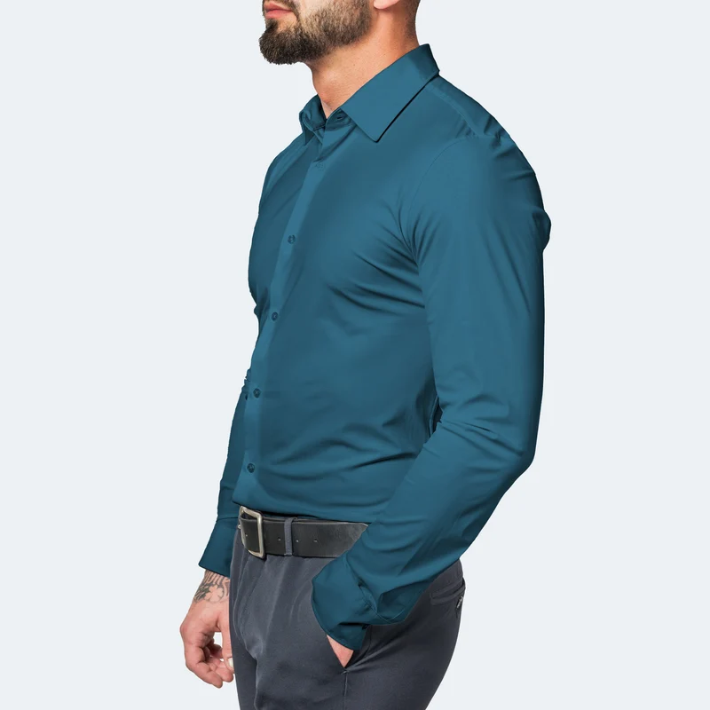 Samuel | Chemise stretch ajustée pour hommes