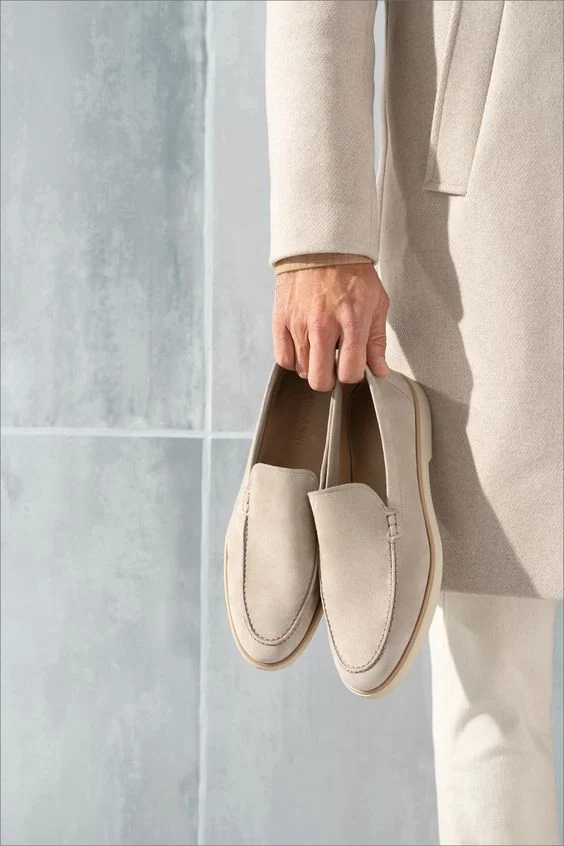 Lysandor | Mocassins en daim doux pour hommes