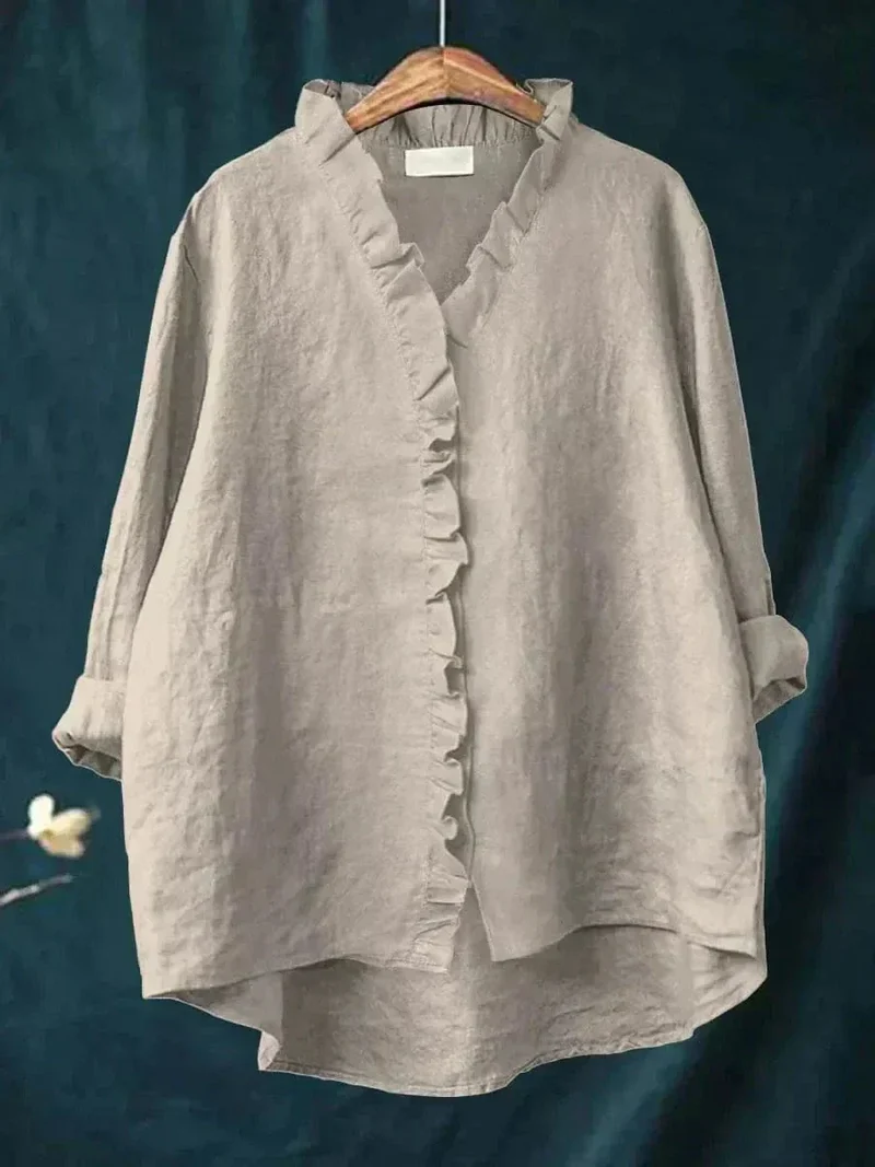 Blouse imprimée manches courtes pour femmes