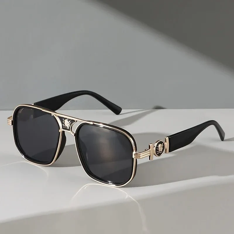 Lunettes de Soleil en Métal à Protection UV400 pour Femmes
