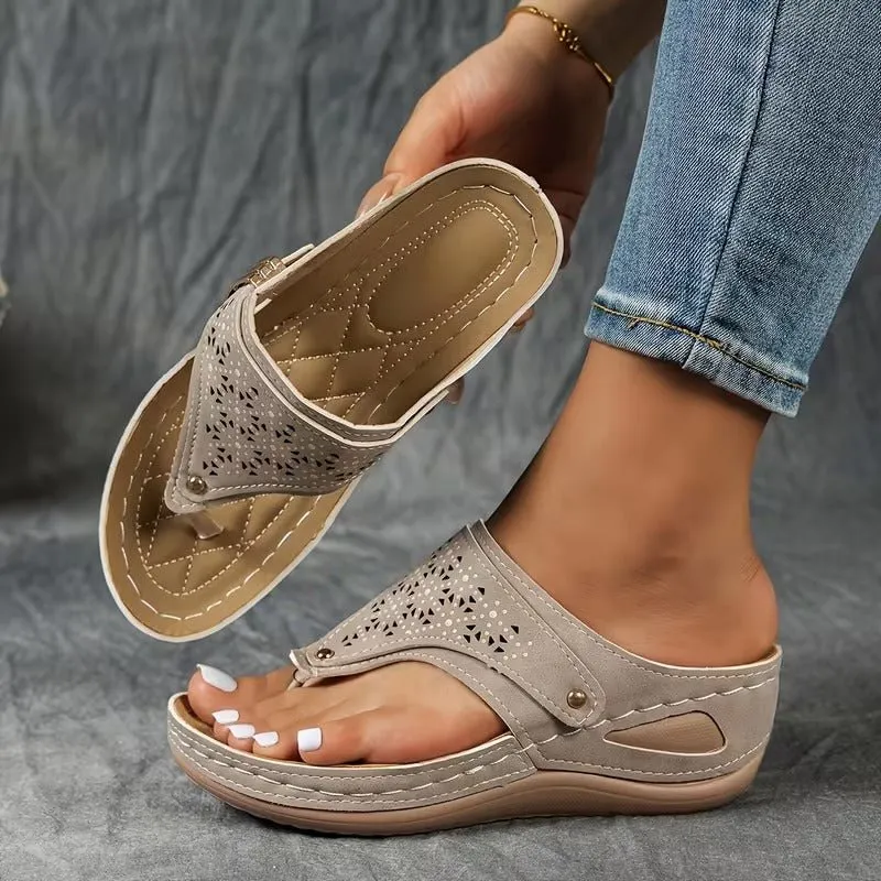 Sandales Compensées Support pour Femmes