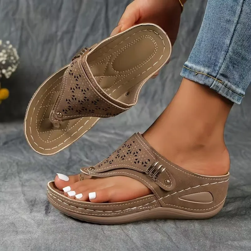 Sandales Compensées Support pour Femmes