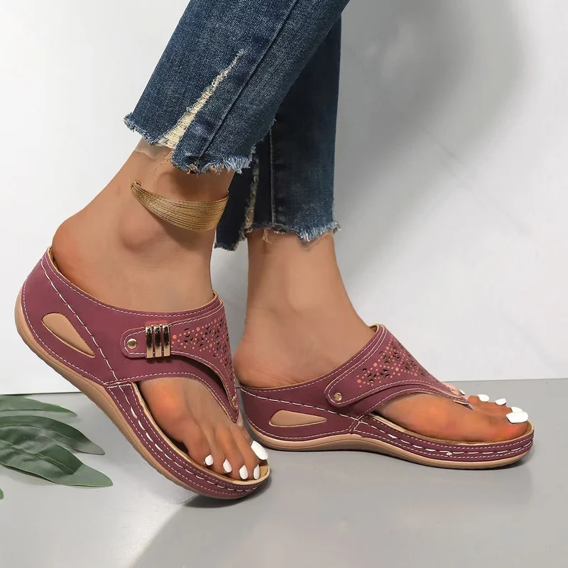 Sandales Compensées Support pour Femmes