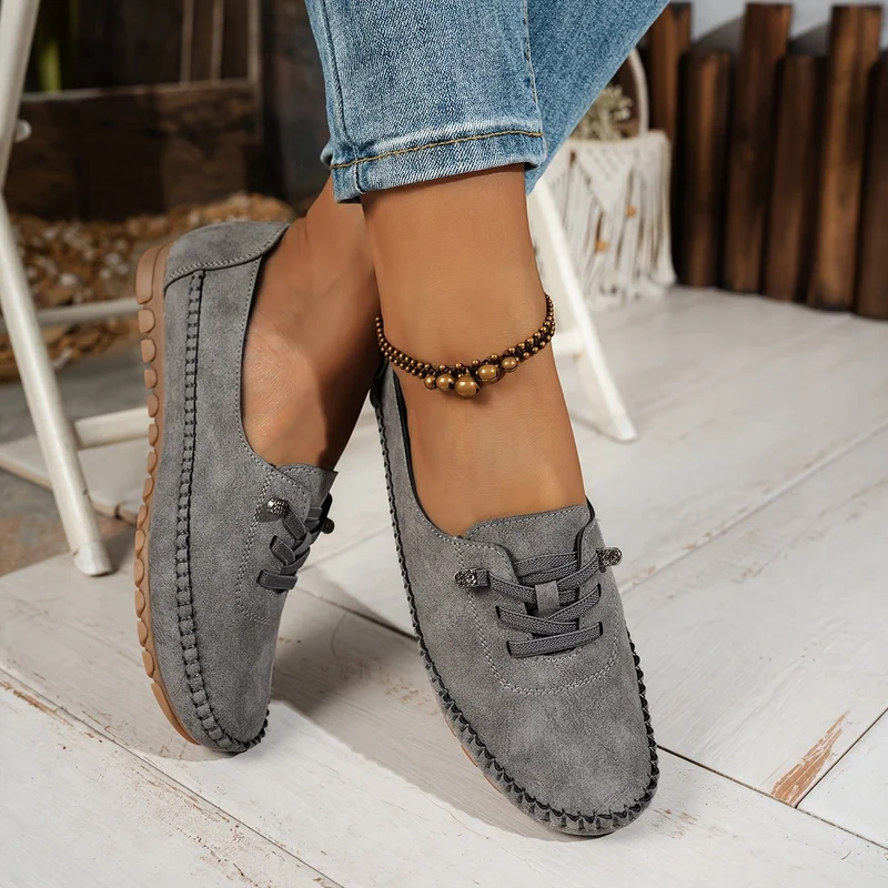 Mocassins Souples à Soutien Intégral pour Femmes