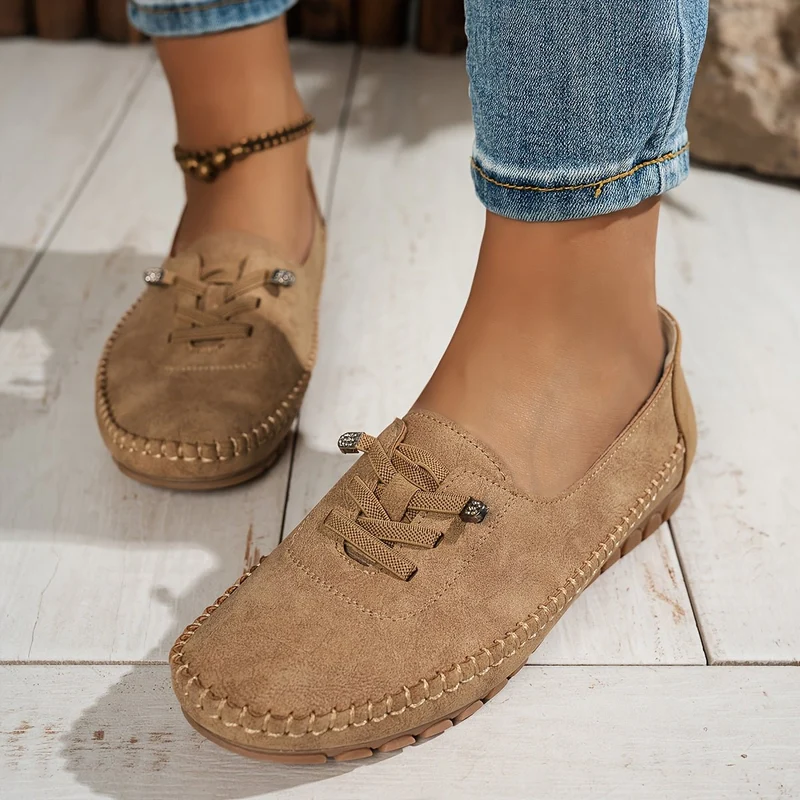 Mocassins Souples à Soutien Intégral pour Femmes