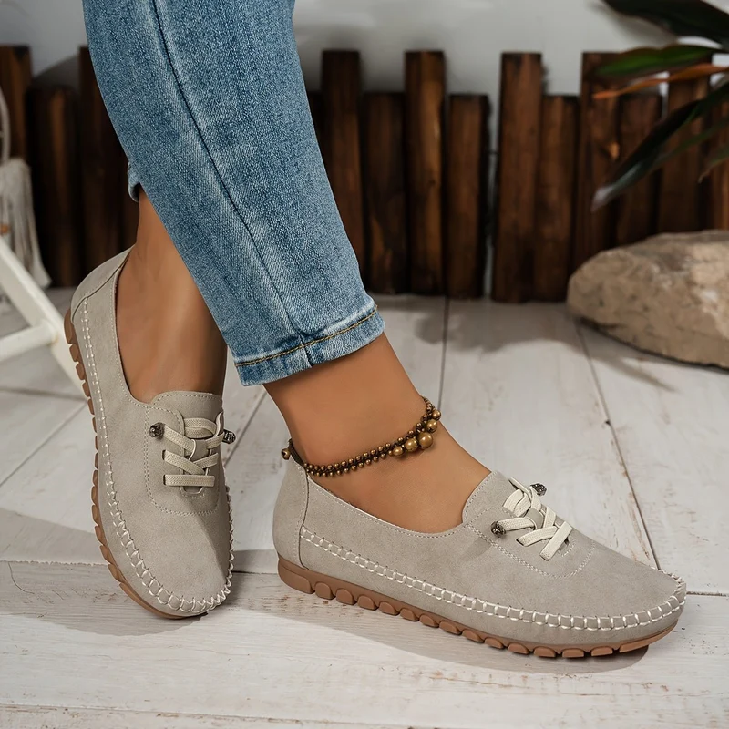 Mocassins Souples à Soutien Intégral pour Femmes