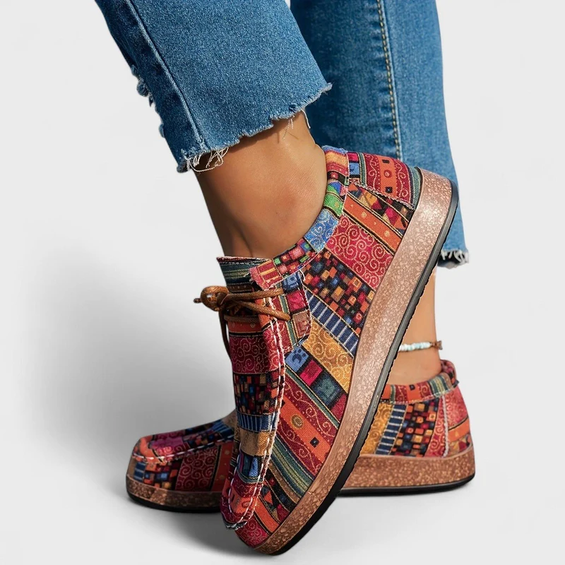 Chaussures Basses Confort en Toile pour Femmes