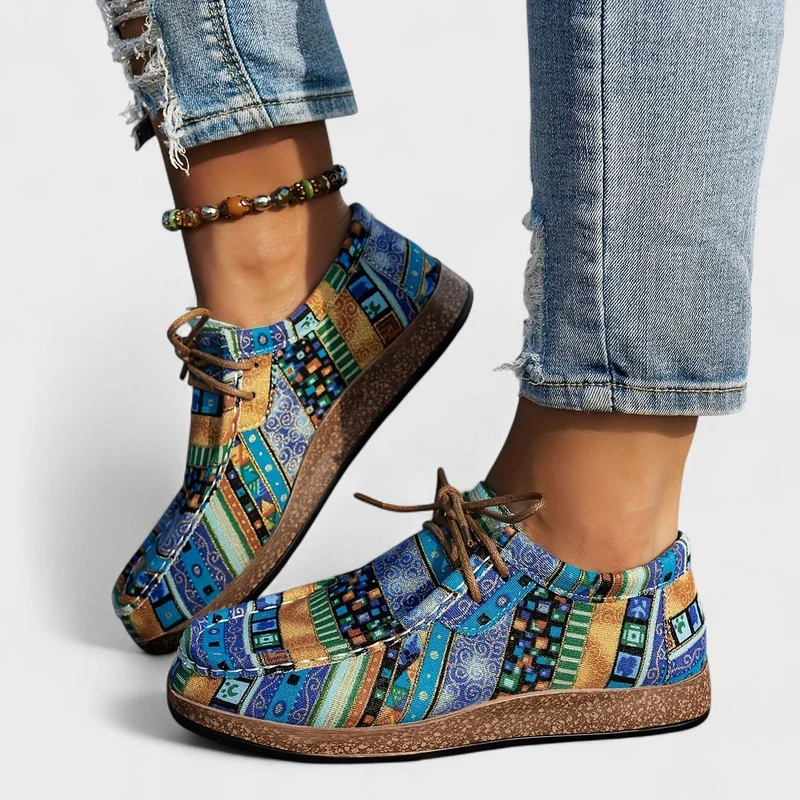 Chaussures Basses Confort en Toile pour Femmes