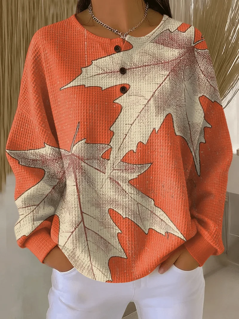 Pull en Tricot Waffle pour Femmes
