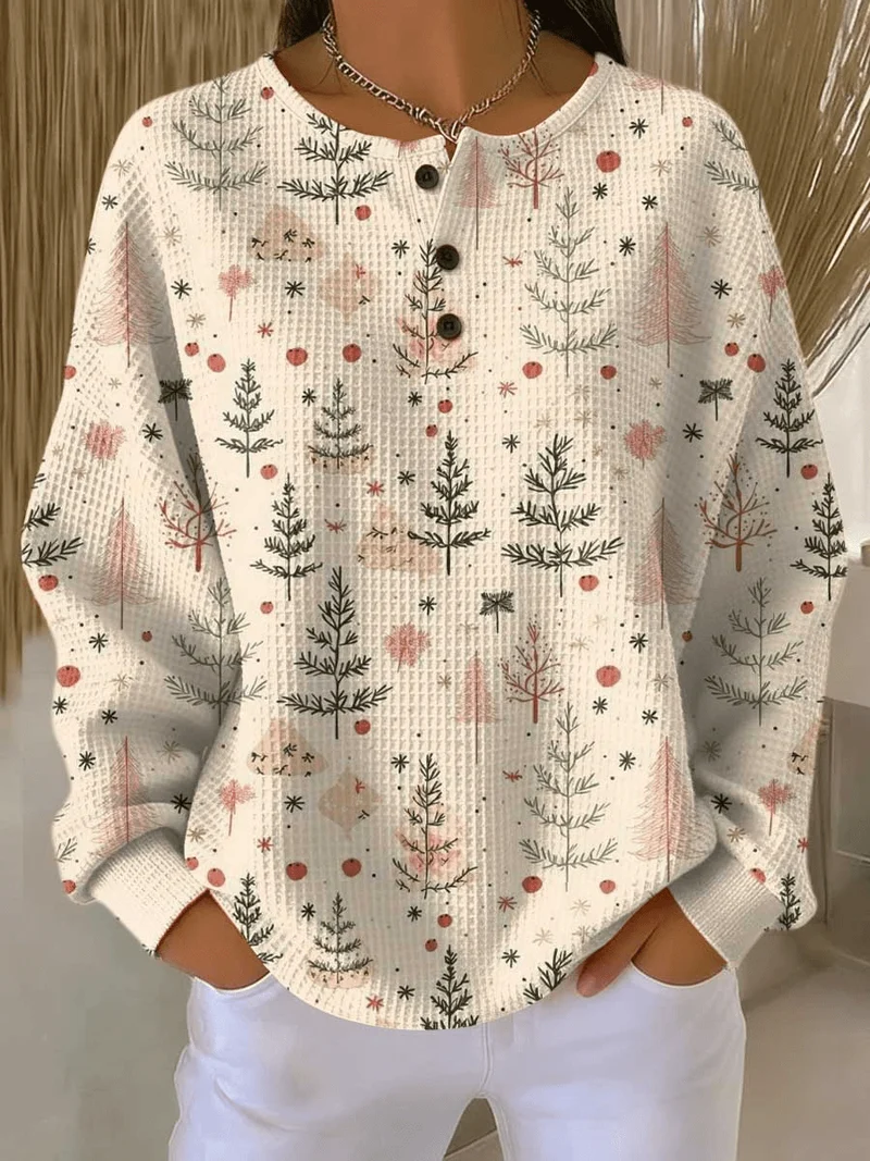 Pull en Tricot Waffle pour Femmes