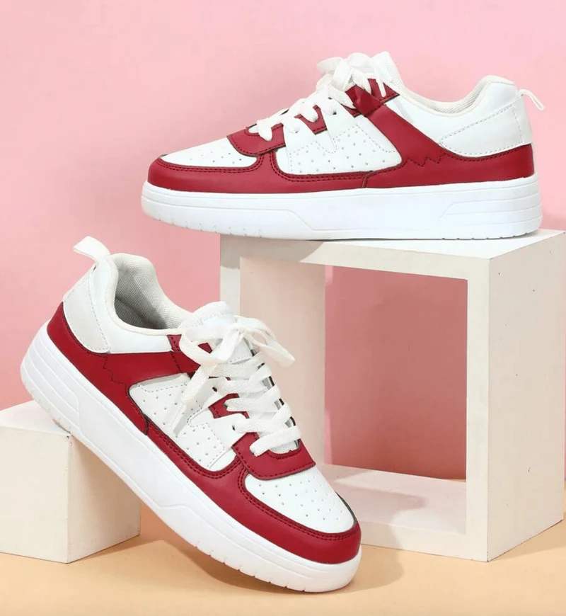 Sneakers avec Lacets Confortables pour Femmes