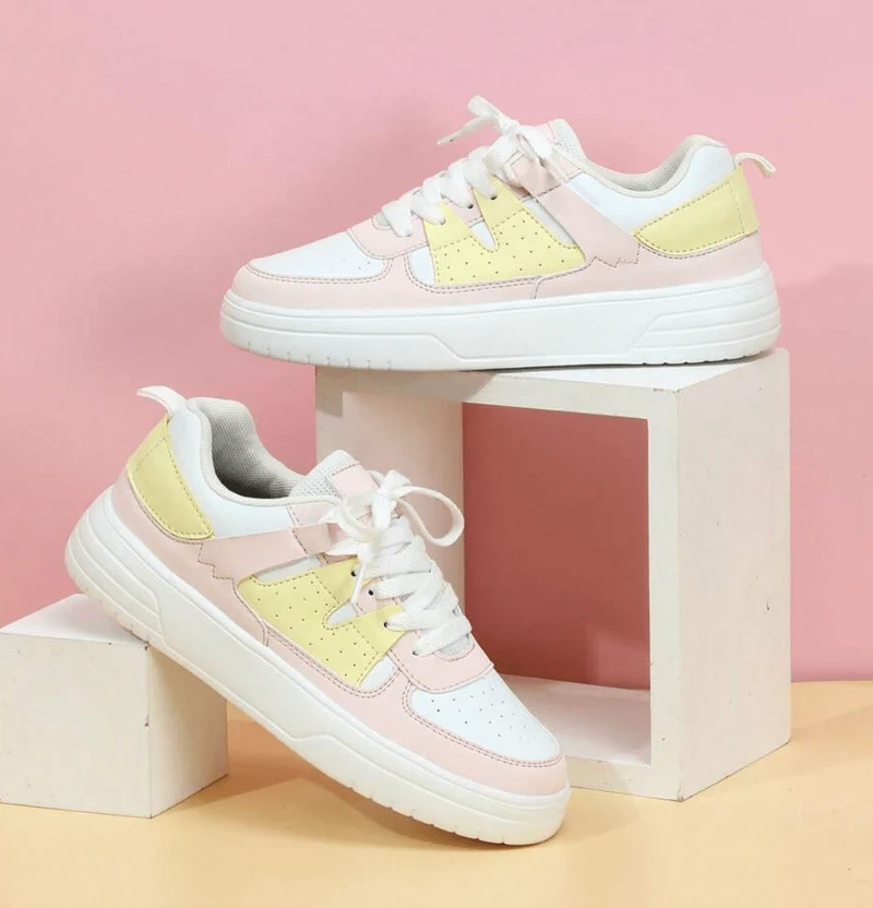 Sneakers avec Lacets Confortables pour Femmes