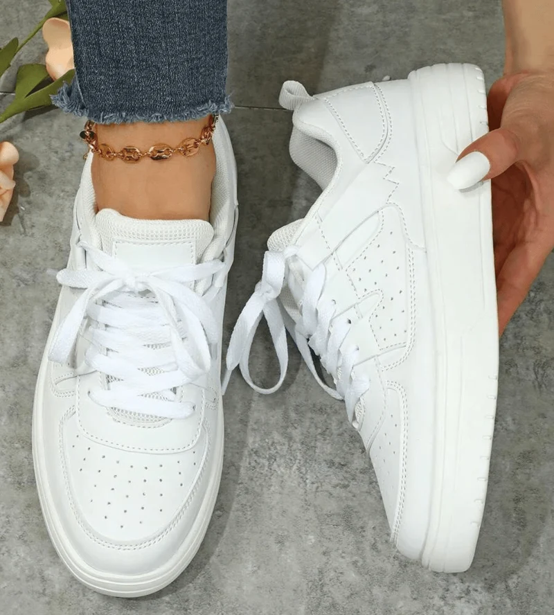 Sneakers avec Lacets Confortables pour Femmes