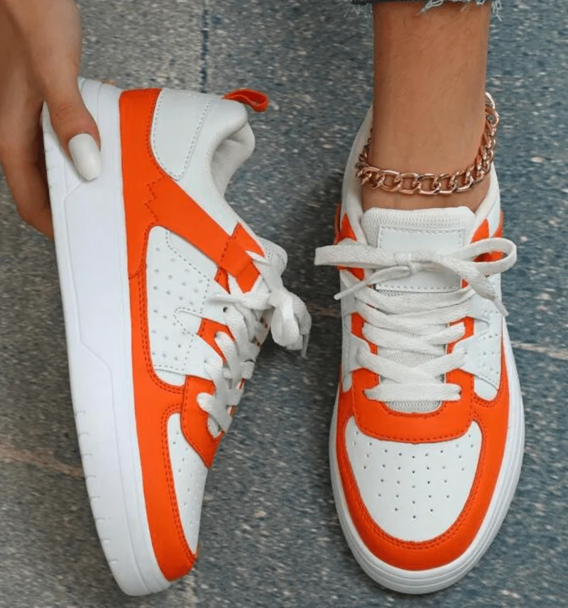 Sneakers avec Lacets Confortables pour Femmes
