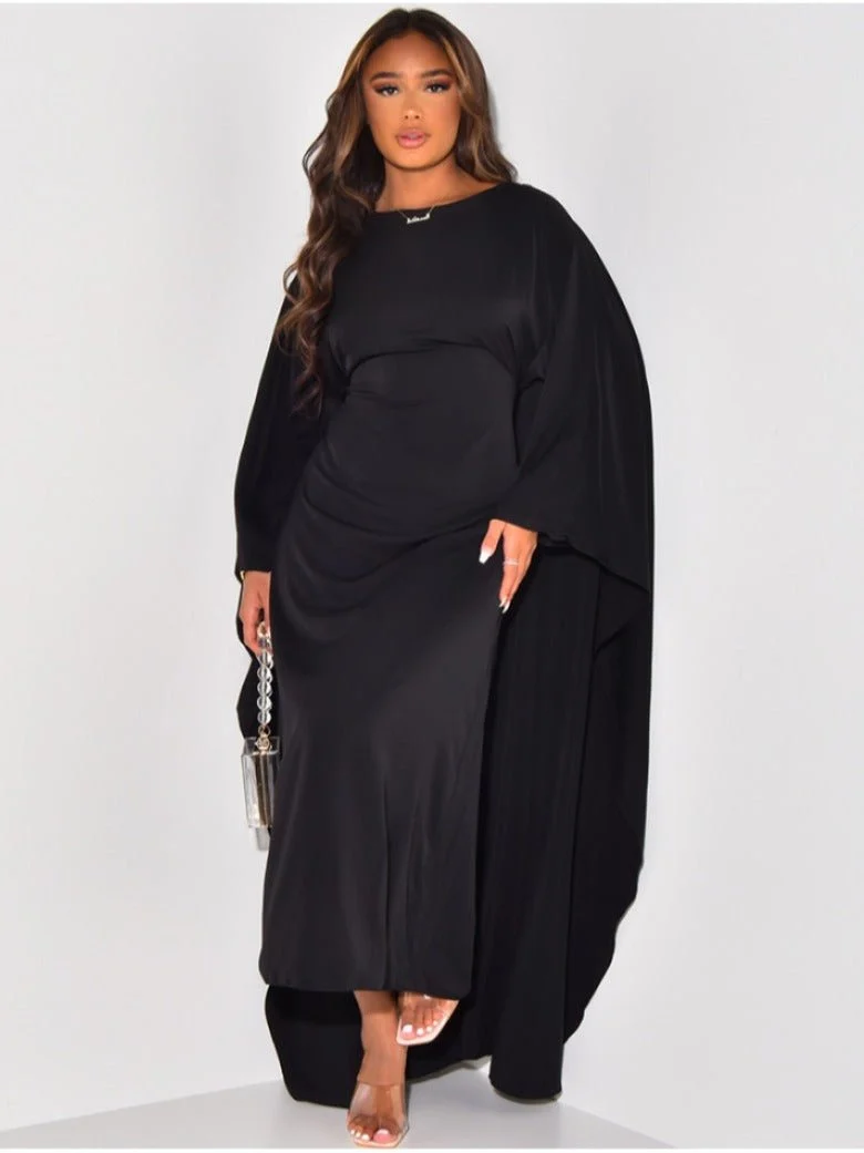 Robe Longue à Manches Évasées pour Femmes