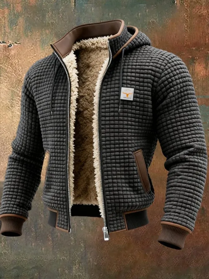 Veste Polaire Homme avec Doublure Sherpa