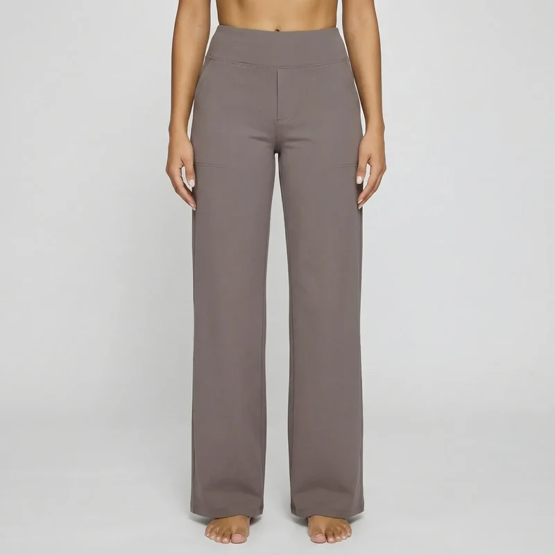 Pantalon Femme Taille Haute Extensible