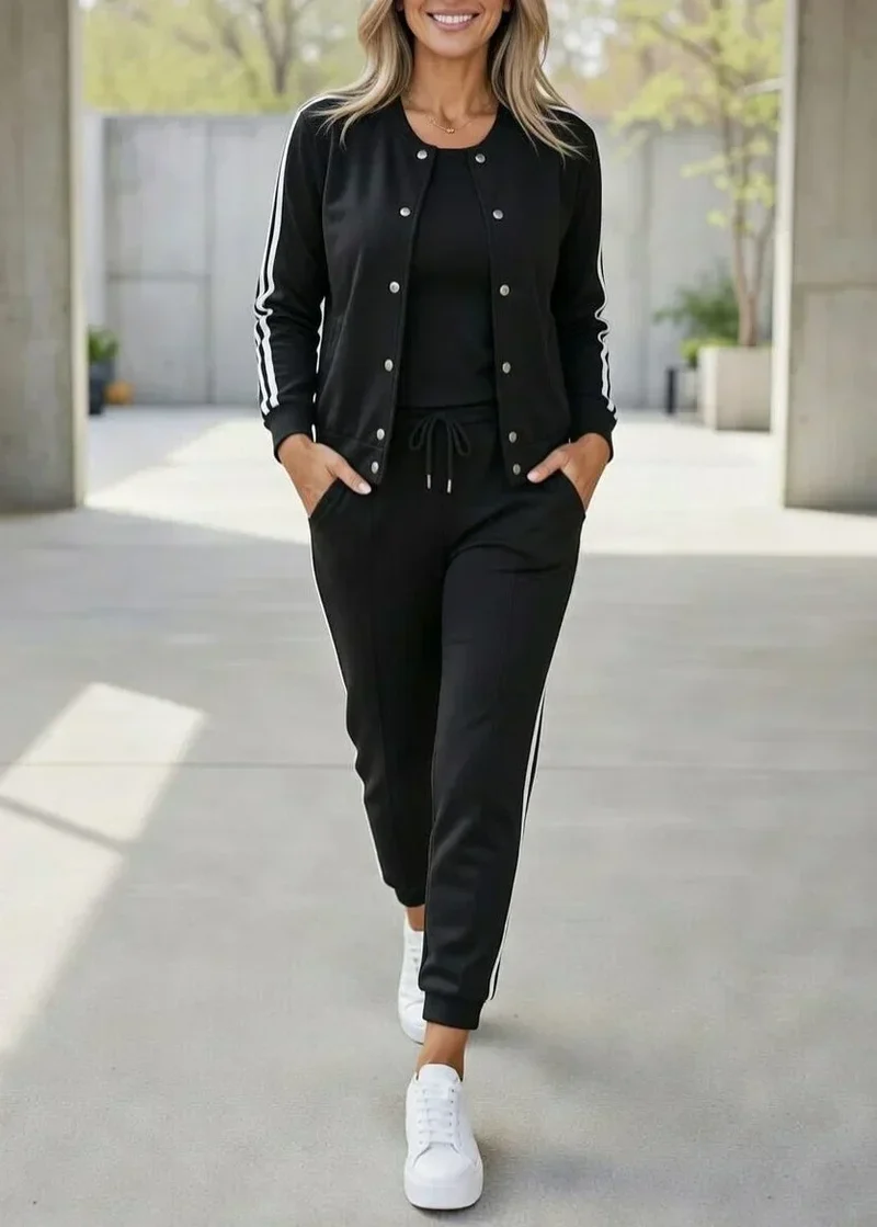 Ensemble Femme 3 Pièces avec Pantalon et Veste