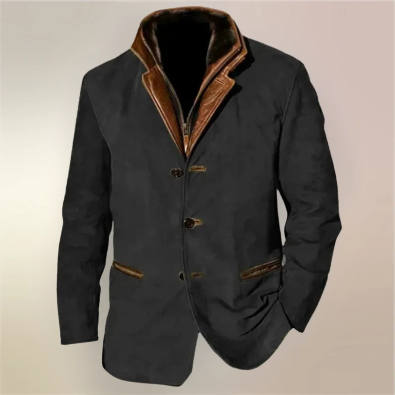 Veste Homme en Mélange de Laine