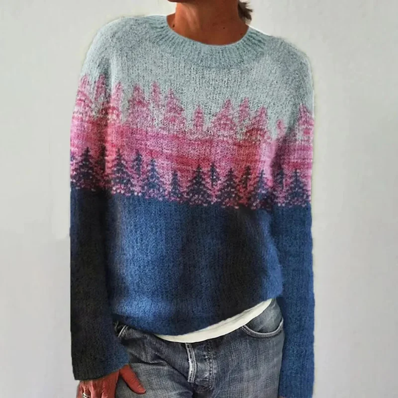 Pull Femme en Maille Style Scandinave