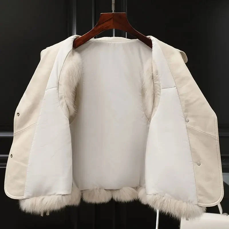 Gilet Femme en Fausse Fourrure