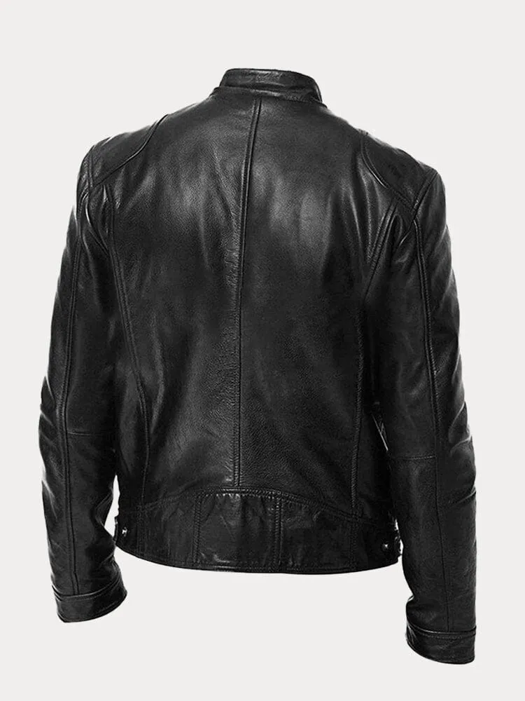 Veste en Cuir Homme