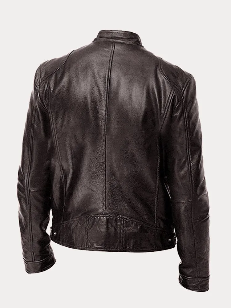 Veste en Cuir Homme