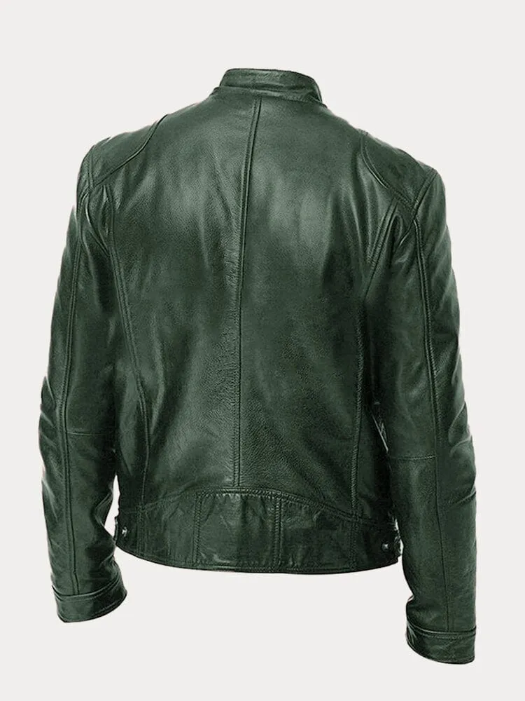 Veste en Cuir Homme